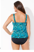 Swimsuits for All Womens Flared Tankini Top, by Vanessa Jane