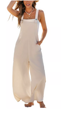 Cupshe Womens Daisy Chain Wide Leg Jumpsuit by Vanessa Jane