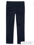 The Childrens Place Girls Uniform Stretch Skinny Chino Pants 2-Pack in Blue | Size 10 | by Vanessa Jane
