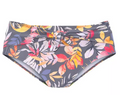 Lascana Womens High Waist Floral Bikini Swimsuit Bottom - Grey Printed, 10 by Vanessa Jane