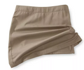 Lands End Womens School Uniform Above the Knee Blend Chino Skort, 12 by Vanessa Jane