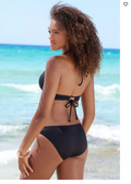 Lascana Womens Plunge Triangle Bikini Swimsuit Top Bra, Size 34A/B by Vanessa Jane