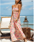 Cupshe Womens Papaya Punch Floral Maxi Beach Dress , Small by Vanessa Jane