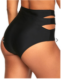 Adore Me Womens Demi Swimwear High Waist Bikini Bottom - Black, Medium by Vanessa Jane