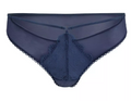 Adore Me Womens Kinley Cheeky Panty - Dark Blue, XL by Vanessa Jane