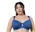 PARFAIT Women S Charlotte Lace Unlined Bra - Sapphire - 34DD by Vanessa Jane