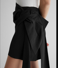 Express High Waisted Statement Bow Mini Skirt, Size 4 by Vanessa Jane