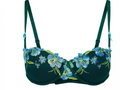 Adore Me Womens Daphne Push up Balconette Bra - 34C/Floral Green by Vanessa Jane