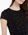 Michael Kors Womens Floral Stud Flounce Hem Dress, Size Small by Vanessa Jane