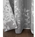 Scott Living Lotus Botanical Semi-Sheer Grommet Curtain Panel 52 X96 by Vanessa Jane
