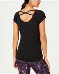 Ideology Women's Always Grateful Strappy-Back T-Shirt, Size Small by Vanessa Jane