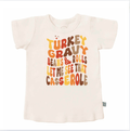graphic tee | turkey gravy casserole by Finn + Emma