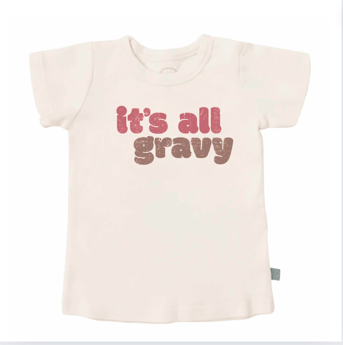 graphic tee | all gravy by Finn + Emma