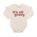graphic bodysuit | all gravy (long sleeve) by Finn + Emma