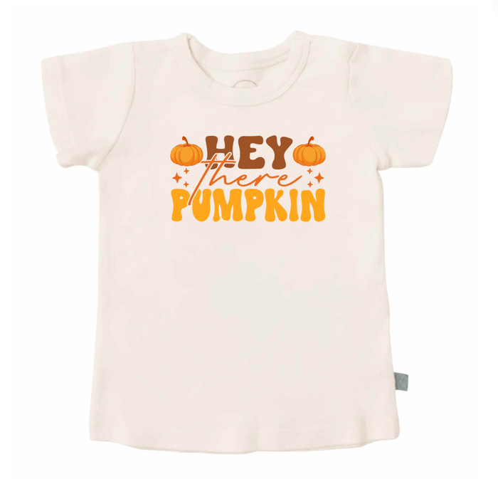 graphic tee | hey there pumpkin by Finn + Emma