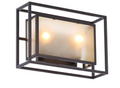 World Imports 4182-55 Hilden Collection 2-Light Wall Sconce, Aged Bronze by Vanessa Jane
