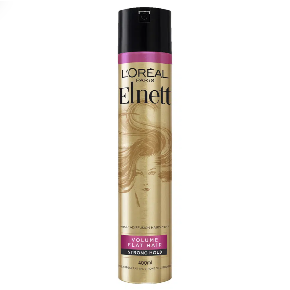 Loreal Paris Elnett Volume Flat Hair Strong Hold Hair Spray 400ml by Pasteur Pharmacy