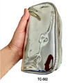 Kingsley Silver Metal Travel Cosmetic Makeup Organizer Bag TC-502 by Pasteur Pharmacy