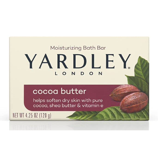 Yardley London Nourishing Bath Bar, Cocoa Butter & Vitamin E – 4 oz by Pasteur Pharmacy