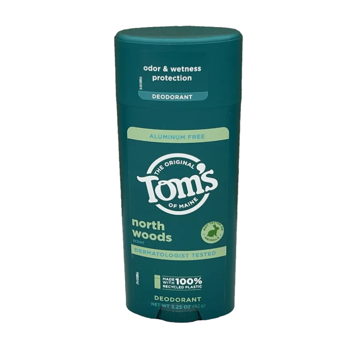 Tom's of Maine Deodorant, North Woods Scent, Aluminum Free 3.25 Oz by Pasteur Pharmacy