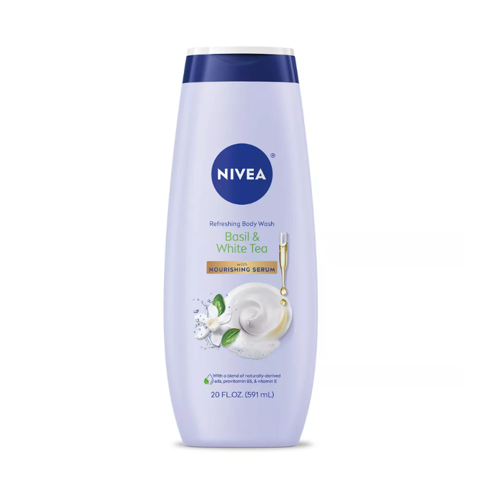 Nivea Basil & White Tea Refreshing Body Wash 20 Fl. Oz. Bottle by Pasteur Pharmacy