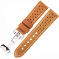 Samsung Galaxy Watch Leather Band Breathable Stylish Design by BandsCo Straps
