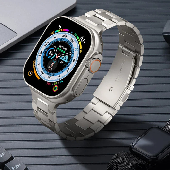 Apple Watch Stainless Steel Band - Premium Metal Bracelet by BandsCo Straps