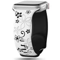 Apple Watch Silicone Band - Durable Floral Design Strap by BandsCo Straps