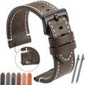 Samsung Galaxy Watch Leather Band - Classic Stylish Design by BandsCo Straps