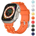 Silicone Strap Band for Apple Watch Band/Strap Series 11/10/9/8/7/6/5/4/ SE / Ultra 1/2/3 by Arleathercraft