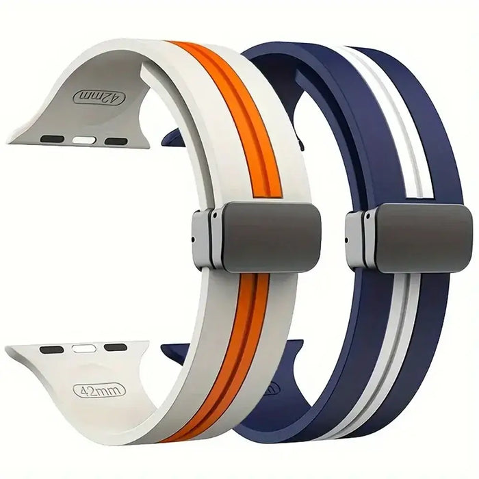 Apple Watch Silicone Strap - Durable Magnetic Closure Design by BandsCo Straps