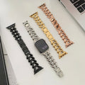 Steel Apple Watch Bracelet Strap/Band Series 11/10/9/8/7/6/5/4/ SE / Ultra 1/2/3 by Arleathercraft