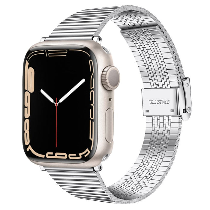 Stainless Steel Strap Apple Watch Band Series 11/10/9/8/7/6/5/4/ SE / Ultra 1/2/3 by Arleathercraft