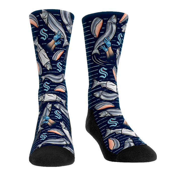 Seattle Kraken - Fish Market by Rock 'Em Socks