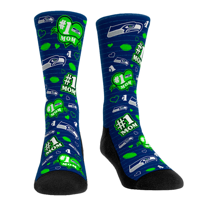 Seattle Seahawks - #1 Mom by Rock 'Em Socks