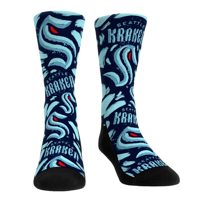 Seattle Kraken - Logo Paint by Rock 'Em Socks