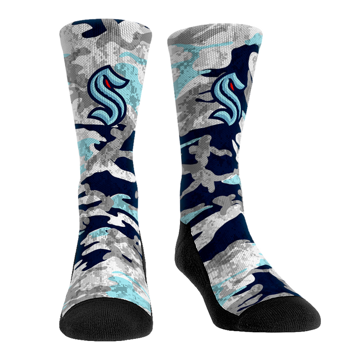 Seattle Kraken - What The Camo by Rock 'Em Socks