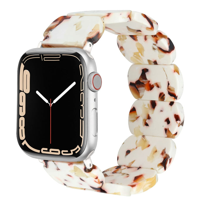 Resin Strap For Apple Watch Band/Strap Series 11/10/9/8/7/6/5/4/ SE / Ultra 1/2/3 by Arleathercraft