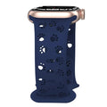 Apple Watch Silicone Strap - Soft Hollow-Out Cat Pattern by BandsCo Straps