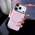 Luxury Leather Texture Magnetic Case For iPhone 17 Air 16 15 14 Plus 13 12 11 Pro Max For Magsafe Shockproof Soft TPU Cover by Perfect Stock