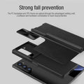 Luxury Leather Slide Lens Protection Back Cover Case With S-Pen For Samsung Galaxy Z Fold 7 6 5G by Merch Section
