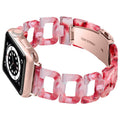 Resin Strap For Apple Watch Band/Strap Series 11/10/9/8/7/6/5/4/ SE / Ultra 1/2/3 by Arleathercraft