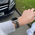 Stainless Steel Apple Watch Strap Series 11/10/9/8/7/6/5/4/ SE / Ultra 1/2/3 by Arleathercraft