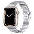 Stainless Steel Strap Apple Watch Band Series 11/10/9/8/7/6/5/4/ SE / Ultra 1/2/3 by Arleathercraft