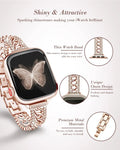 Apple Watch Chain Diamond Band - Rhinestone Loop Strap by BandsCo Straps