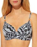 Bleu Rod Beattie Stretch UV Protection Shirred Adjustable Swimsuit Top, 38D by Vanessa Jane