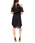 Michael Michael Kors Cold-Shoulder Chain-Neck Dress, Size Xs by Vanessa Jane