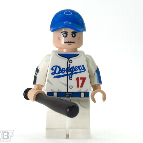 #17 Ohtani LA Baseball Player Minifig (White Uniform) by B3 Customs