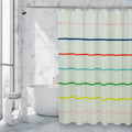 Royale Linens Double Brushed Microfber 1800 Thread Printed Shower Curtain by DailySale
