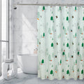 Royale Linens Double Brushed Microfber 1800 Thread Printed Shower Curtain by DailySale